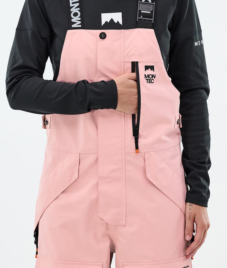 Montec Fawk W Snowboardbyxa Dam Soft Pink/Black/Metal Blue, Bild 6 av 7