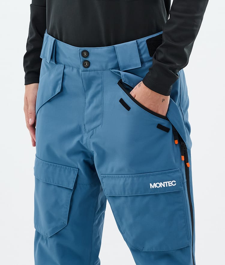 Montec Kirin W Snowboardbyxa Dam Blue Steel, Bild 4 av 5
