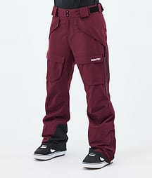 Montec Kirin W Snowboardbyxa Dam Burgundy