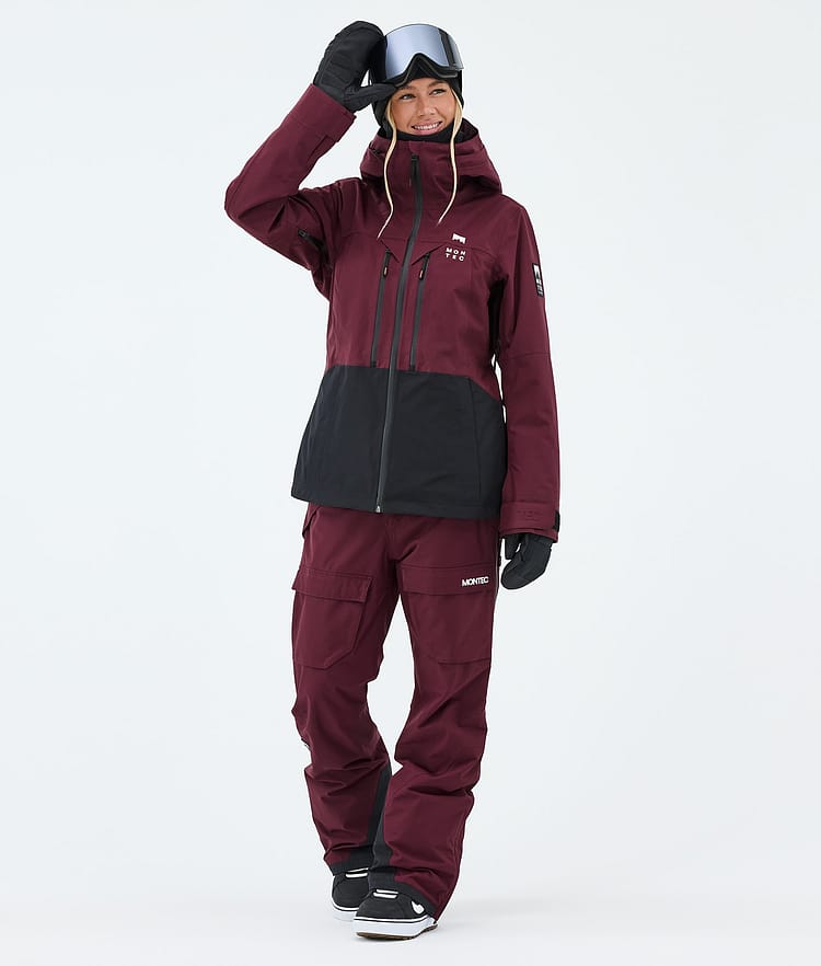 Montec Kirin W Snowboardbyxa Dam Burgundy, Image 2 of 6