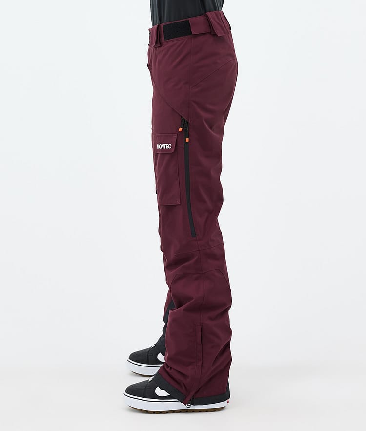 Montec Kirin W Snowboardbyxa Dam Burgundy, Bild 2 av 5