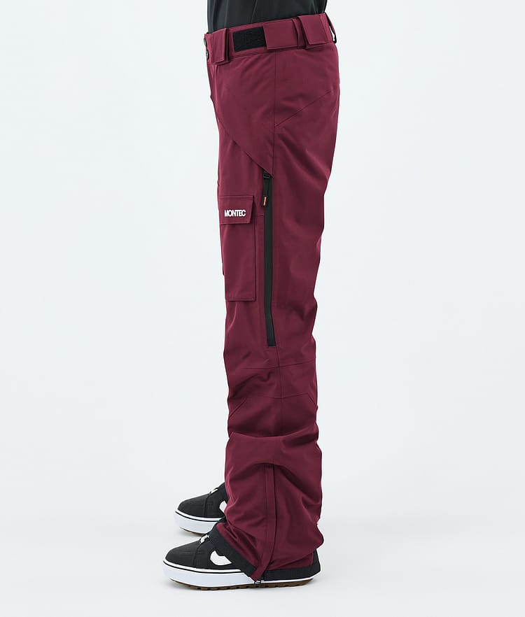 Montec Kirin W Snowboardbyxa Dam Burgundy, Image 3 of 6