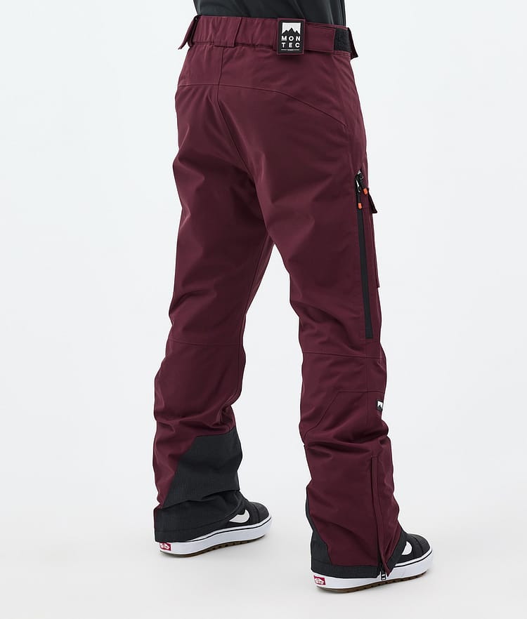 Montec Kirin W Snowboardbyxa Dam Burgundy, Bild 3 av 5