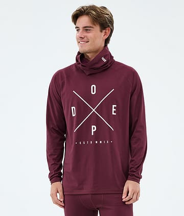 Dope Snuggle Underställströja 2X-Up Burgundy