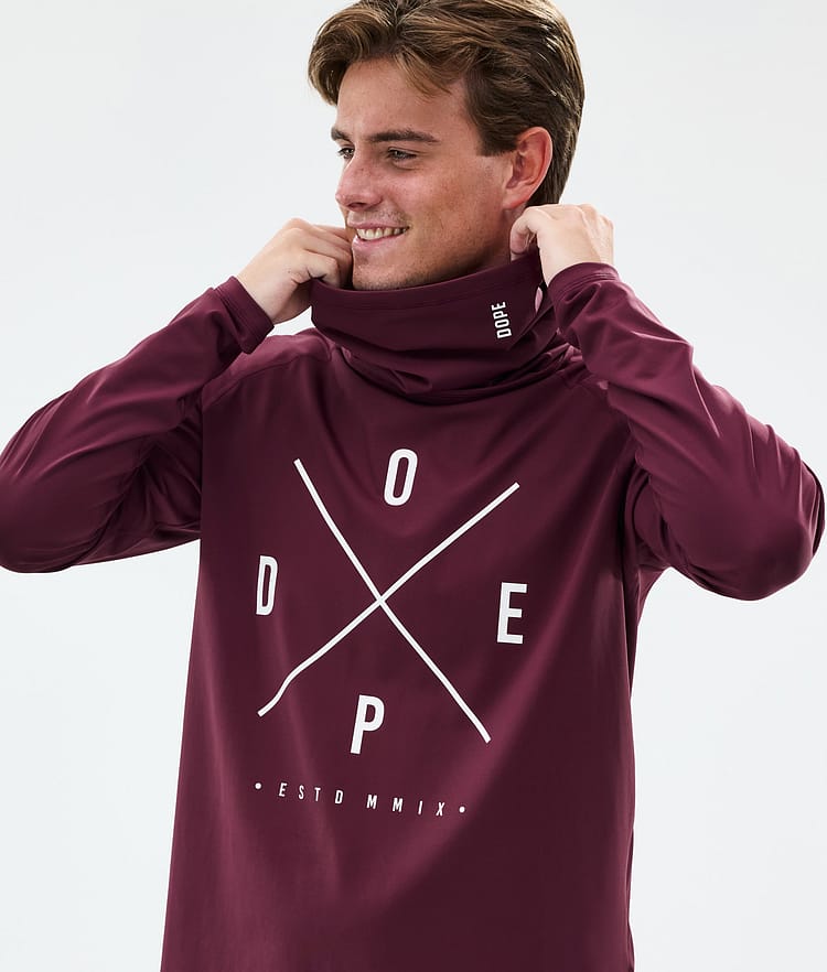 Dope Snuggle Underställströja Herr 2X-Up Burgundy, Bild 2 av 7
