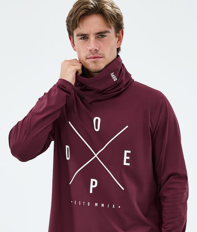 Dope Snuggle Underställströja Herr 2X-Up Burgundy, Image 2 of 7