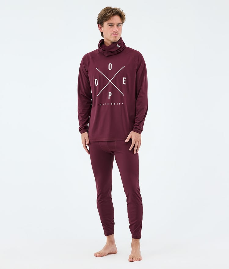 Dope Snuggle Underställströja Herr 2X-Up Burgundy, Image 3 of 7