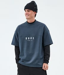 Dope Forge Mellanlager T-shirt Herr Metal Blue