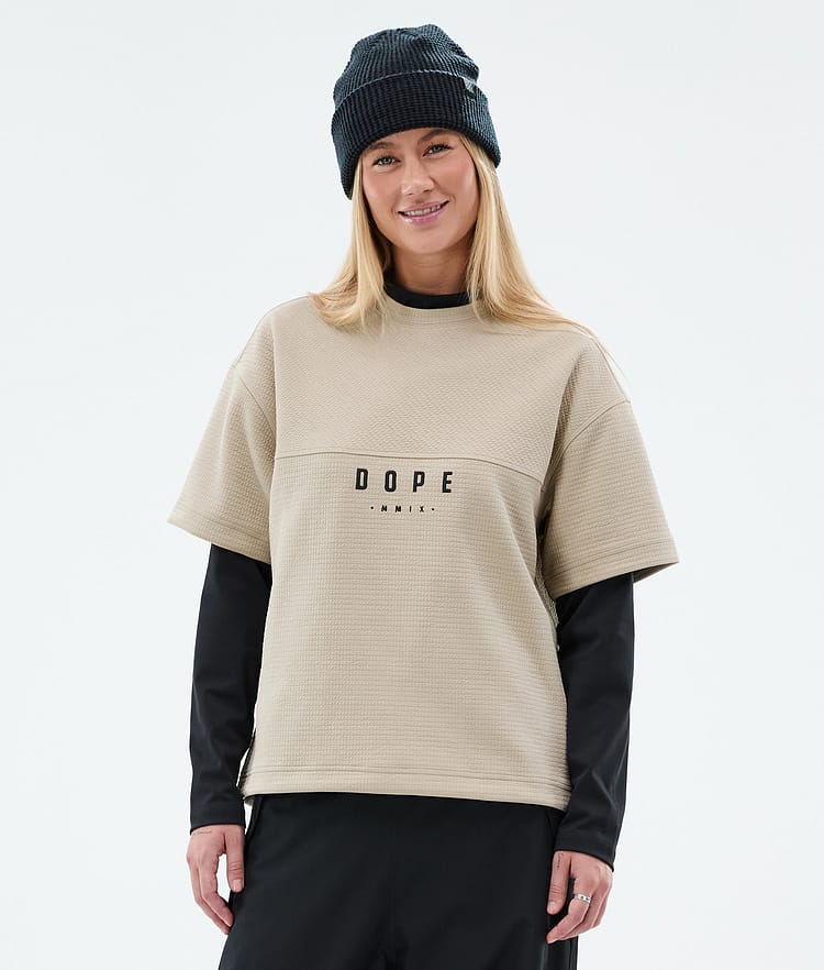 Dope Forge W Fleecetröja Dam Sand, Bild 1 av 6
