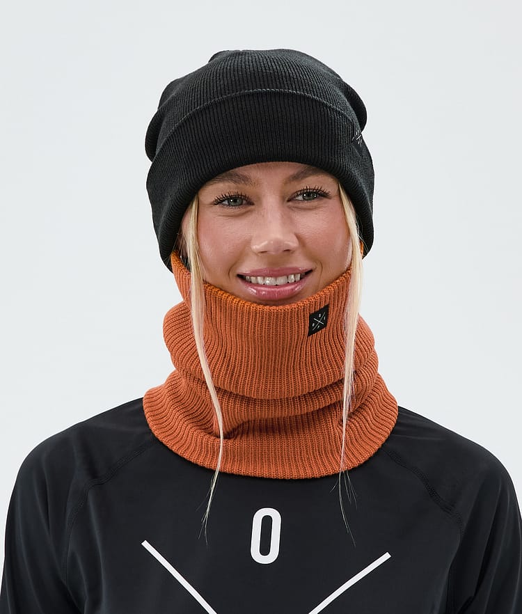 Dope 2X-Up Knitted Ansiktsmask Burned Orange, Bild 3 av 3