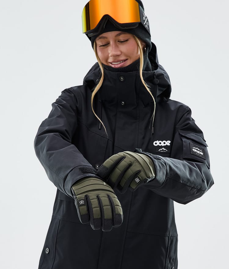 Dope Ace Skidhandskar Olive Green, Bild 4 av 4