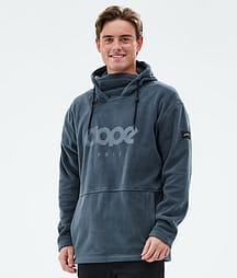 Dope Cozy II Fleecehood Herr Metal Blue