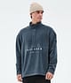 Comfy Fleece Sweater Men Metal Blue från recension av Henrik