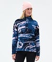 Dope Comfy W Fleecetröja Dam Carvings Pink