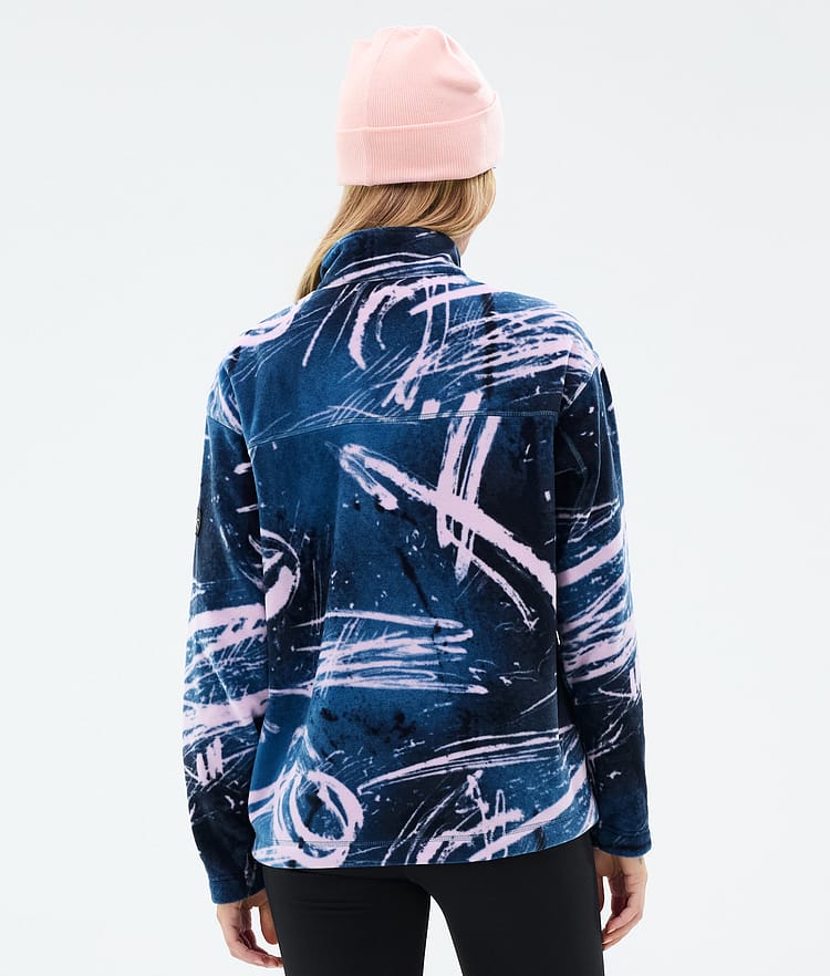 Dope Comfy W Fleecetröja Dam Carvings Pink, Bild 6 av 6