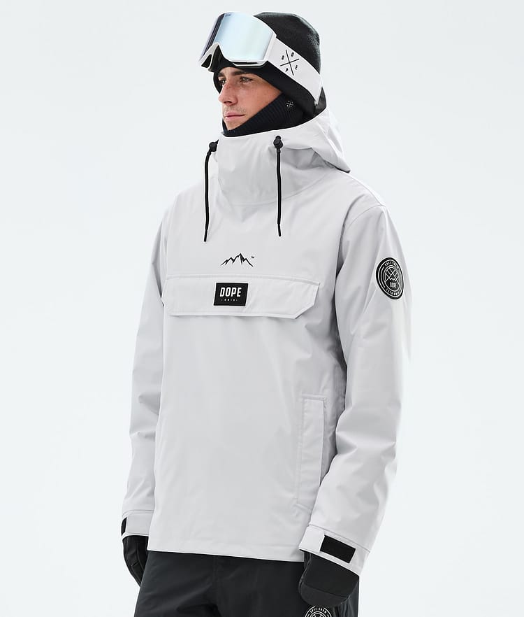 Dope Blizzard Snowboardjacka Herr Light Grey, Bild 1 av 8
