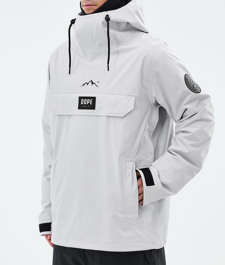 Dope Blizzard Snowboardjacka Herr Light Grey, Bild 7 av 8
