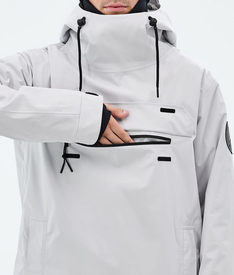 Dope Blizzard Snowboardjacka Herr Light Grey, Bild 8 av 8