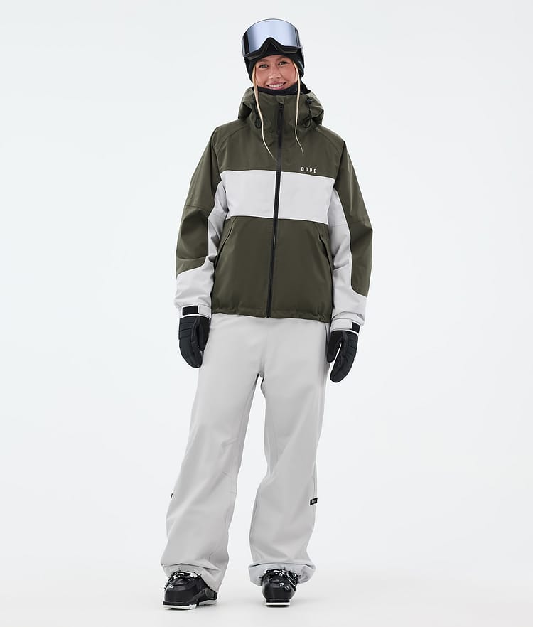 Dope Big W Skidbyxa Dam Light Grey, Bild 2 av 5
