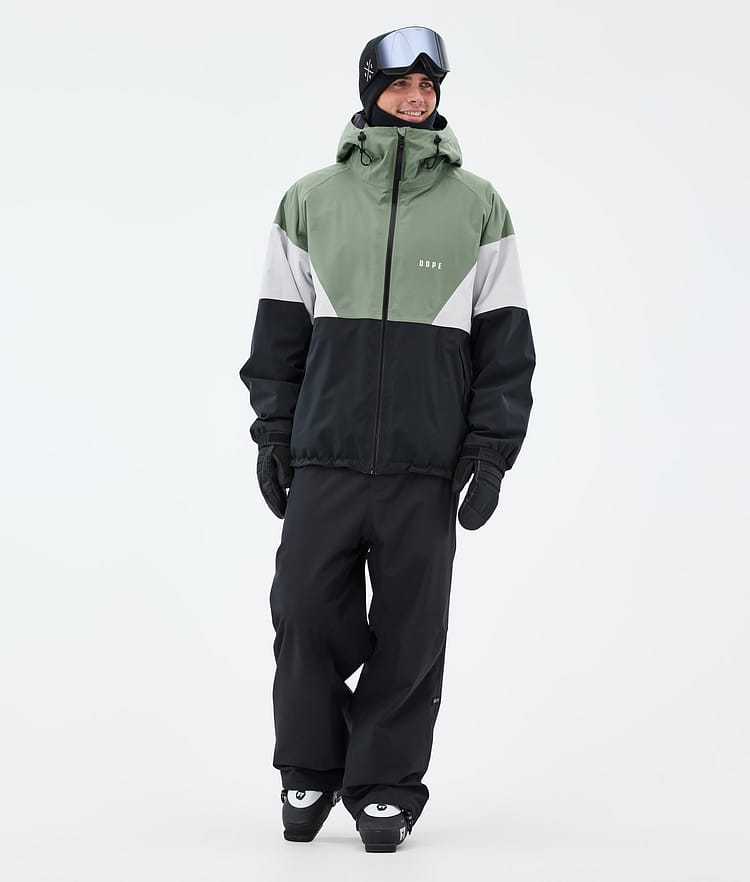 Dope Spartan Skidjacka Herr Sport Moss Green/Light Grey/Black, Bild 2 av 8