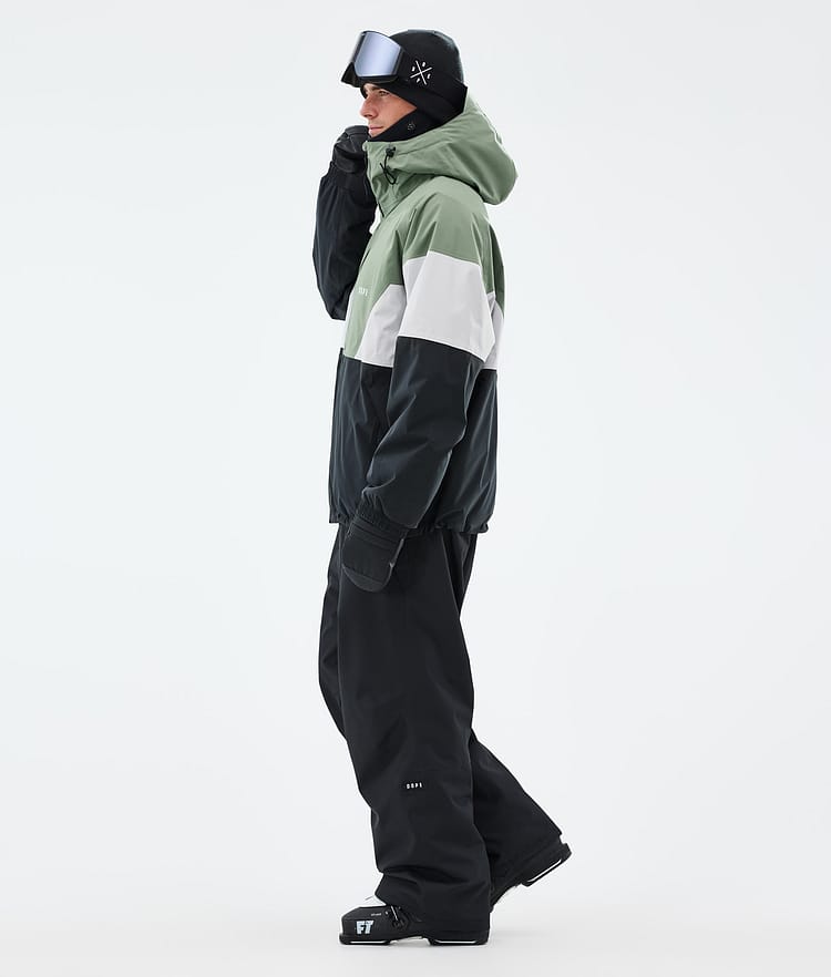 Dope Spartan Skidjacka Herr Sport Moss Green/Light Grey/Black, Bild 3 av 8