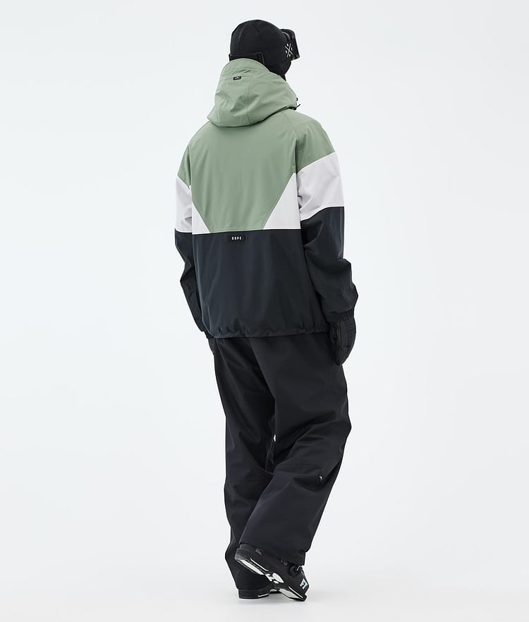 Dope Spartan Skidjacka Herr Sport Moss Green/Light Grey/Black, Bild 4 av 8