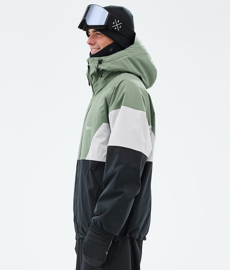 Dope Spartan Skidjacka Herr Sport Moss Green/Light Grey/Black, Bild 5 av 8