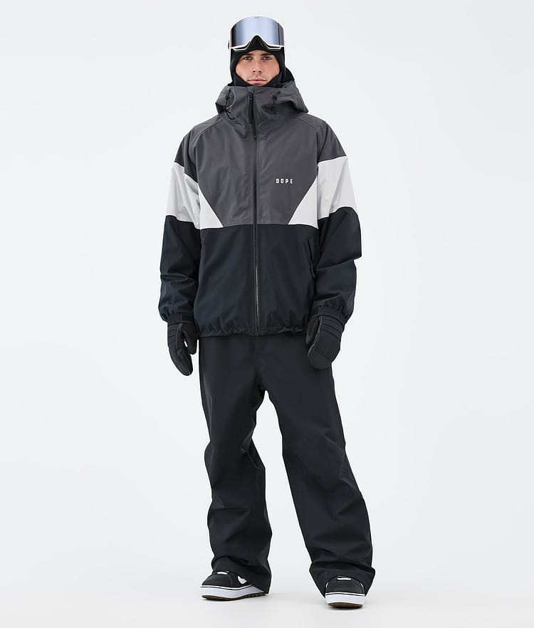 Dope Spartan Snowboardjacka Herr Sport Phantom/Light Grey/Black, Bild 2 av 8