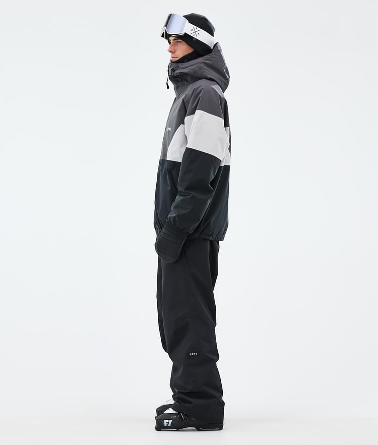 Dope Spartan Skidjacka Herr Sport Phantom/Light Grey/Black, Bild 3 av 8