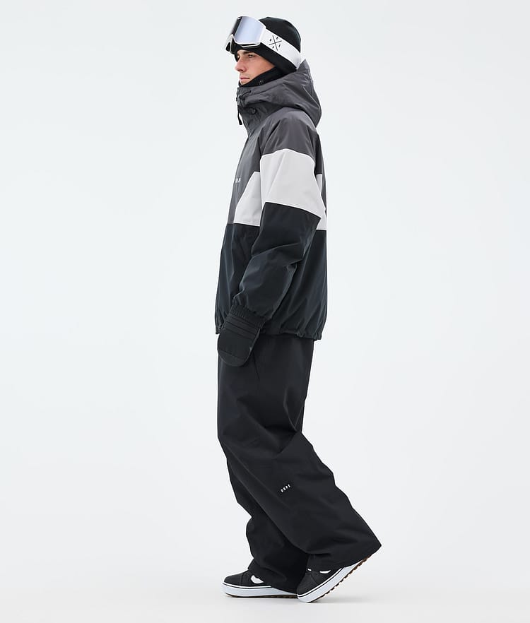 Dope Spartan Snowboardjacka Herr Sport Phantom/Light Grey/Black, Bild 3 av 8
