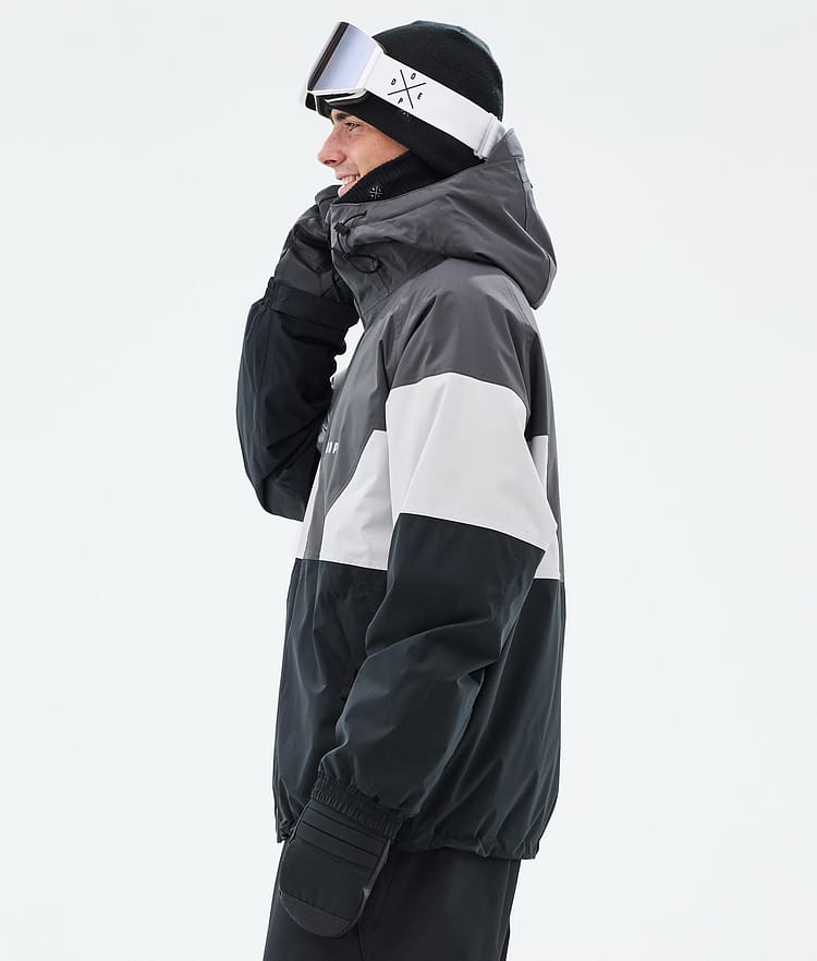 Dope Spartan Snowboardjacka Herr Sport Phantom/Light Grey/Black, Bild 5 av 8