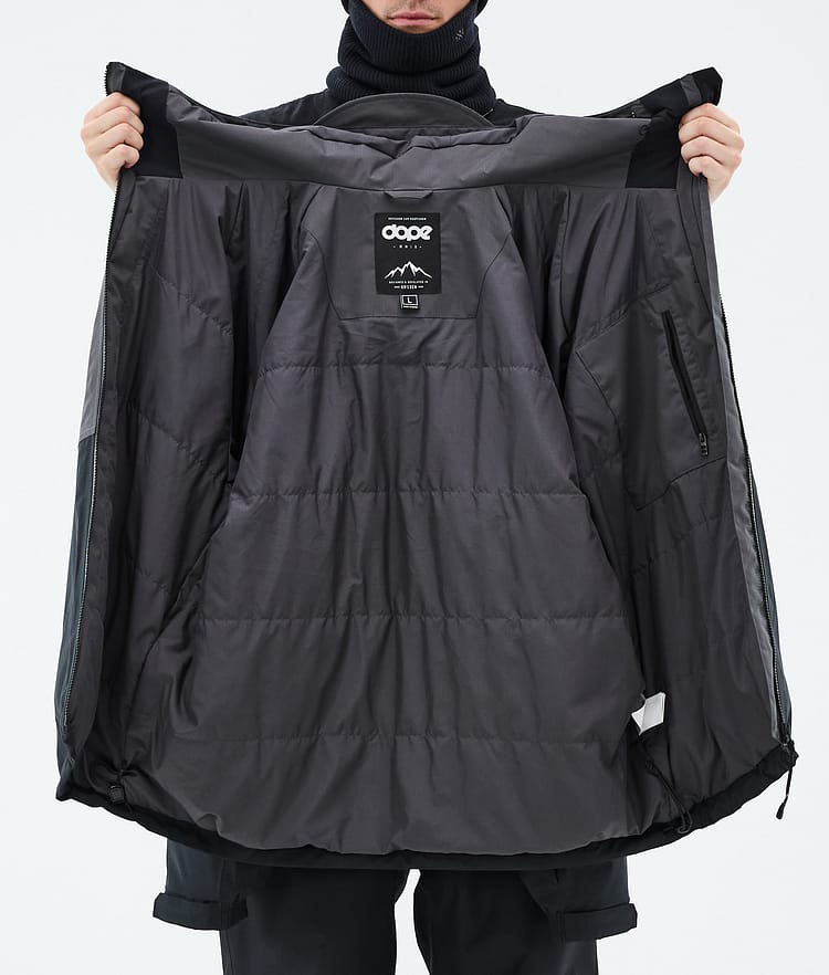 Dope Spartan Snowboardjacka Herr Sport Phantom/Light Grey/Black, Bild 8 av 8