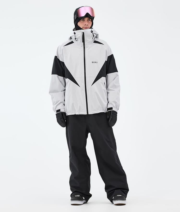 Dope Spartan Snowboardjacka Herr Spike Light Grey/Black, Bild 2 av 8