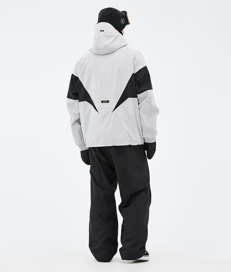 Dope Spartan Snowboardjacka Herr Spike Light Grey/Black, Bild 4 av 8