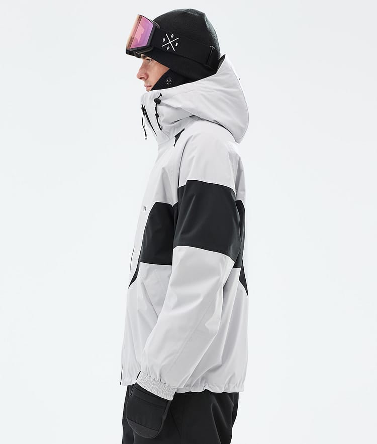 Dope Spartan Snowboardjacka Herr Spike Light Grey/Black, Bild 5 av 8