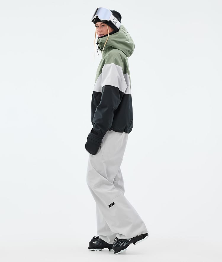 Dope Spartan W Skidjacka Dam Sport Moss Green/Light Grey/Black, Bild 3 av 8