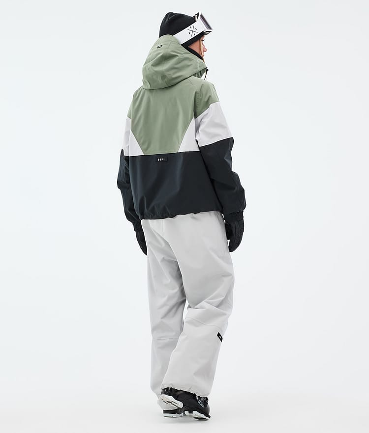 Dope Spartan W Skidjacka Dam Sport Moss Green/Light Grey/Black, Bild 4 av 8
