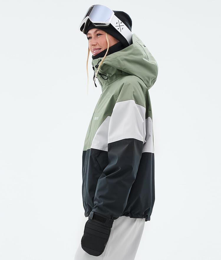 Dope Spartan W Skidjacka Dam Sport Moss Green/Light Grey/Black, Bild 5 av 8