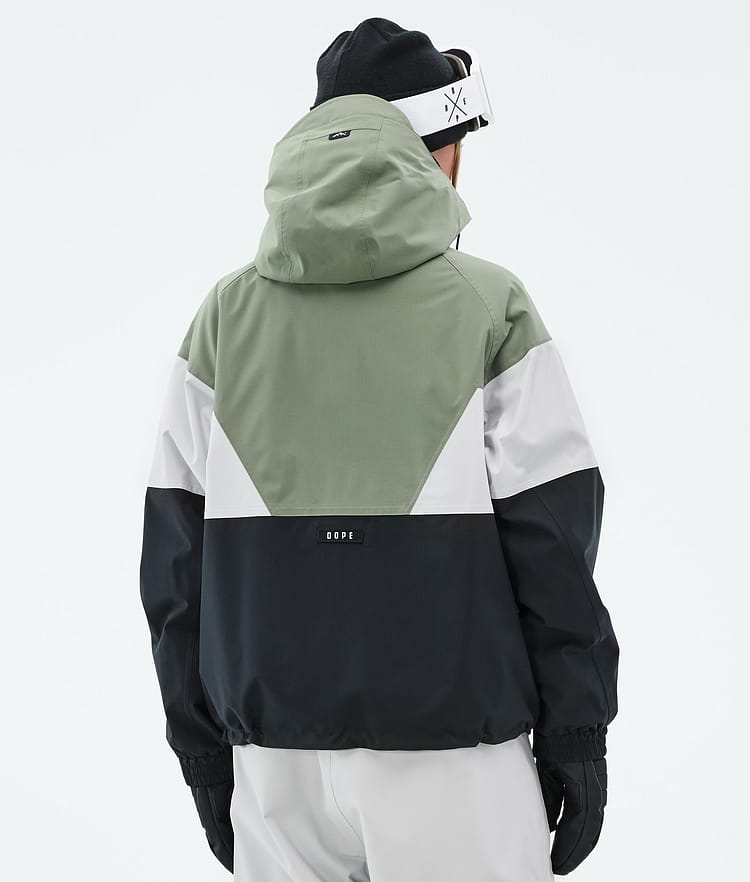 Dope Spartan W Skidjacka Dam Sport Moss Green/Light Grey/Black, Bild 6 av 8