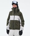 Dope Spartan W Skidjacka Dam Stripe Olive Green/Light Grey
