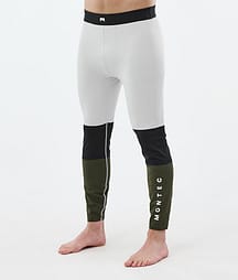 Montec Alpha Underställsbyxa Herr Light Grey/Black/Olive Green