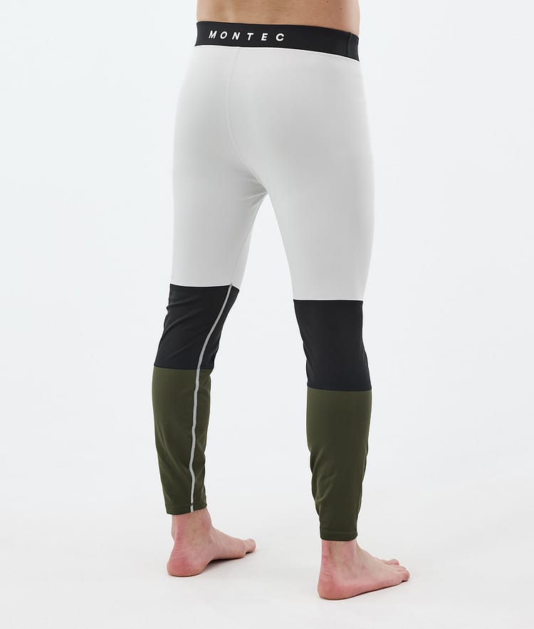 Montec Alpha Underställsbyxa Herr Light Grey/Black/Olive Green, Bild 2 av 7