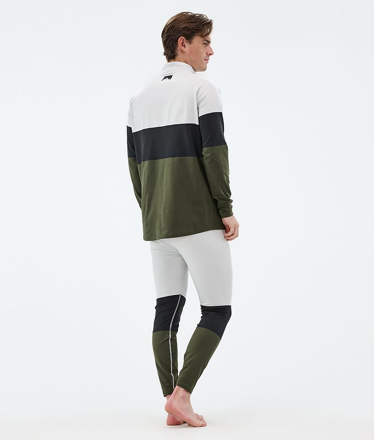 Montec Alpha Underställsbyxa Herr Light Grey/Black/Olive Green, Bild 4 av 7