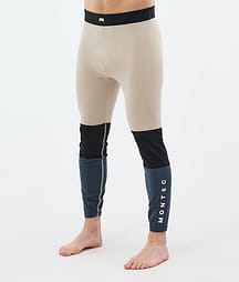 Montec Alpha Underställsbyxa Herr Sand/Black/Metal Blue