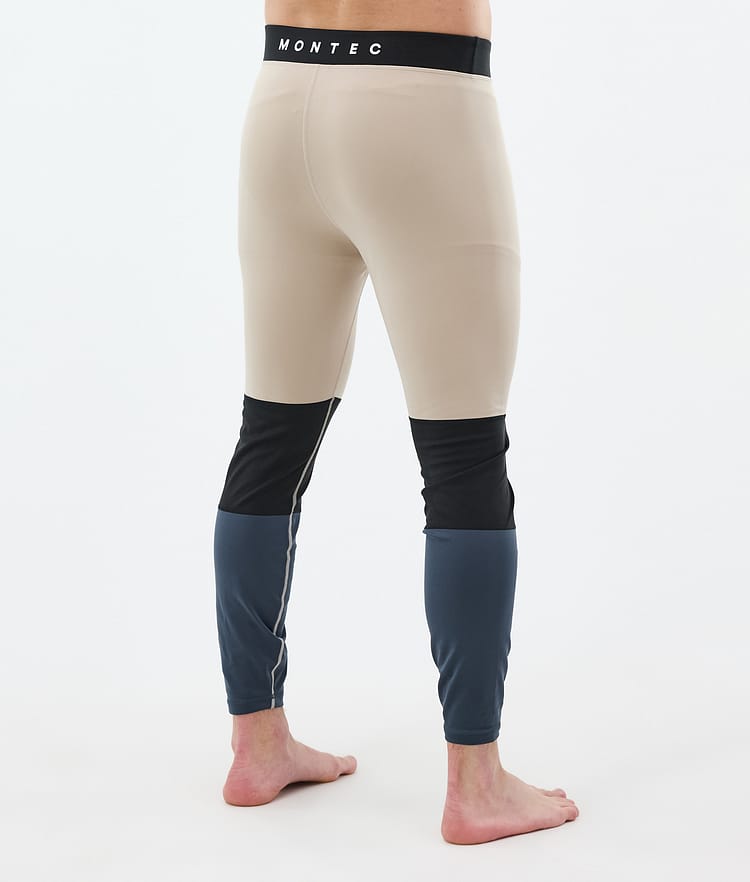Montec Alpha Underställsbyxa Herr Sand/Black/Metal Blue, Bild 2 av 7