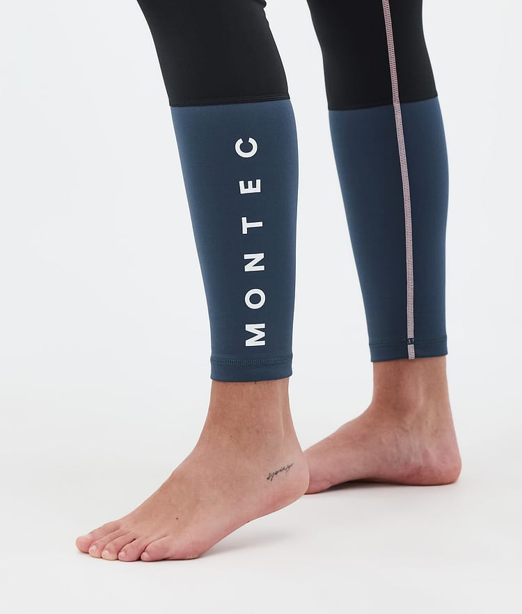 Montec Alpha W Underställsbyxa Dam Soft Pink/Black/Metal Blue, Bild 7 av 7