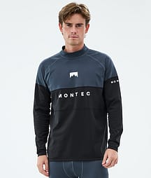 Montec Alpha Underställströja Herr Metal Blue/Black
