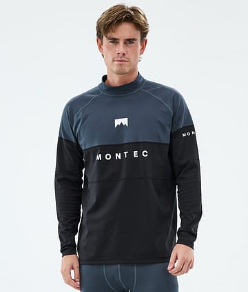 Montec Alpha Underställströja Metal Blue/Black