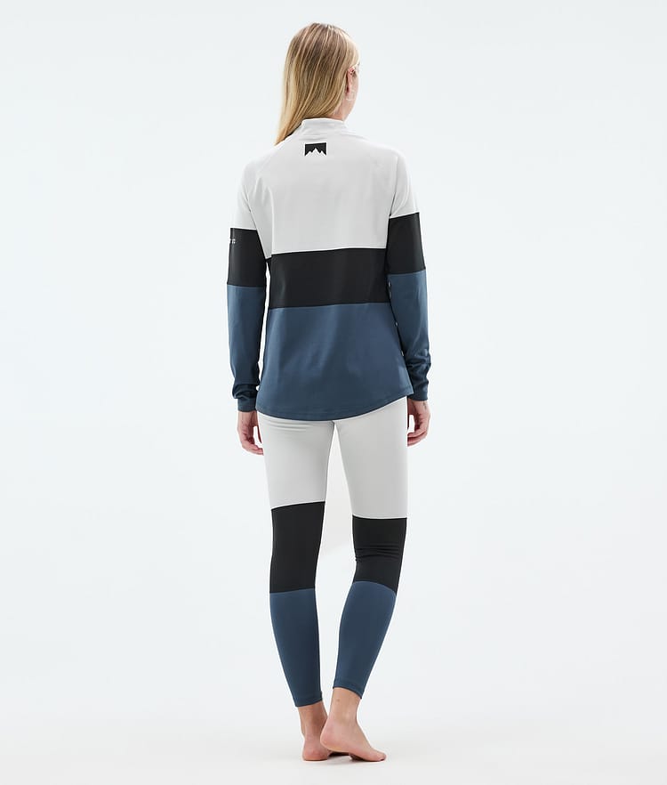 Montec Alpha W Underställströja Dam Light Grey/Black/Metal Blue, Bild 4 av 5