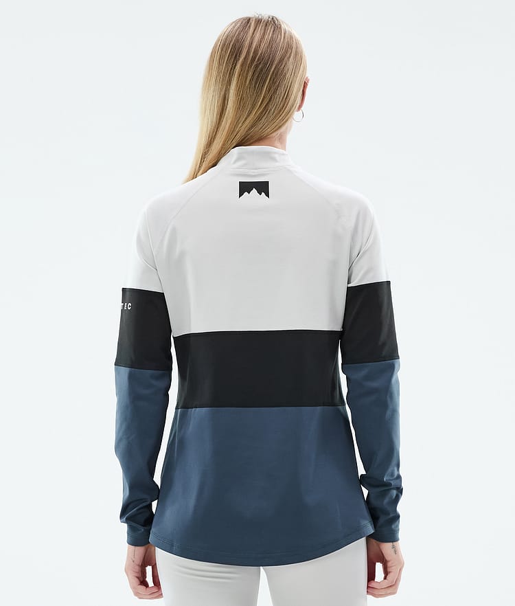 Montec Alpha W Underställströja Dam Light Grey/Black/Metal Blue, Bild 5 av 5